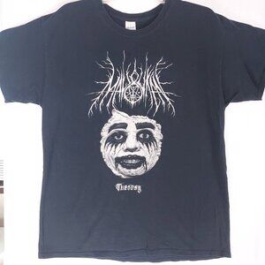 Aesop Rock Malibu Ken Black Metal Music Video Prop Unreleased T-Shirt "Tuesday"